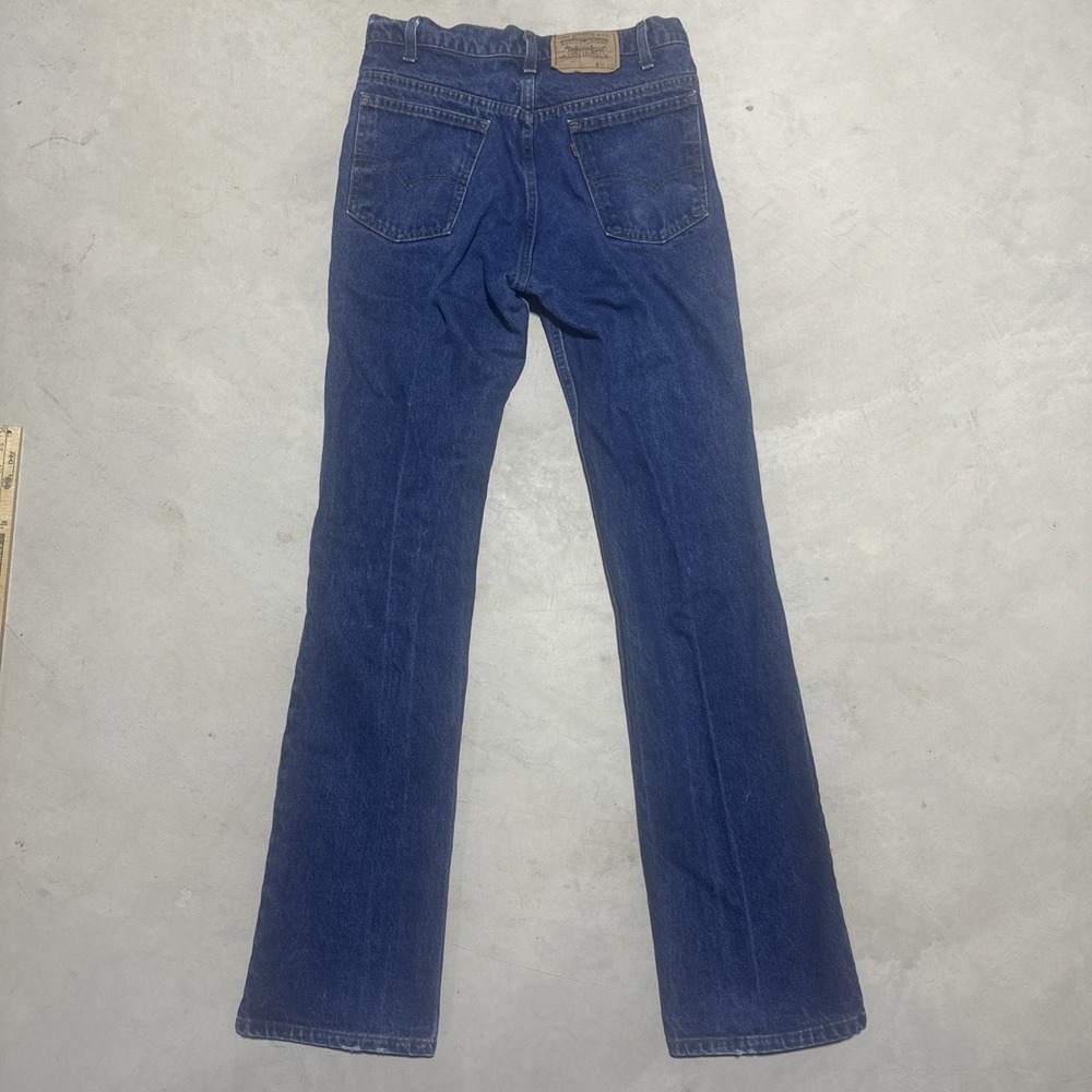 Vintage Levis 20517 0217 Orange Tab Bootcut Jeans Men's SZ 32x36 1980s 517